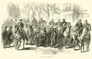 Groep gevangenen, april 1871 door English School