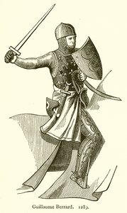 Guillaume Berrard. 1289 door English School
