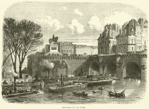 Kanonneerboten op de Seine, november 1870
