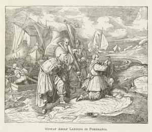 Gustaf Adolf landt in Pommeren