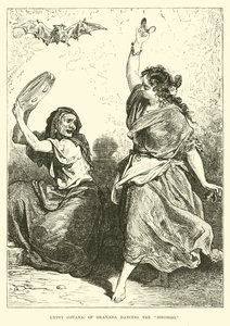 Zigeuner, Gitana van Granada danst de Zorongo