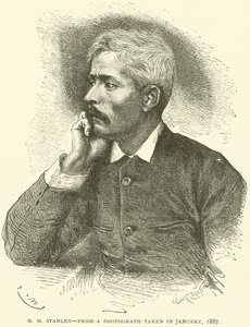 H M Stanley, van een foto genomen in januari door English School