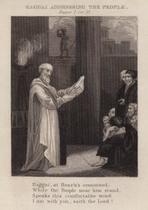 Haggai spreekt het volk toe, Haggai I, vers 13
