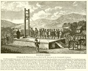 Halifax Gibbet door English School