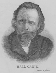 Hall Caine (gravure) door English School