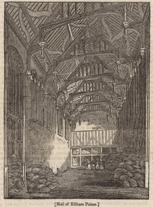 Hal van Eltham Palace, Kent door English School