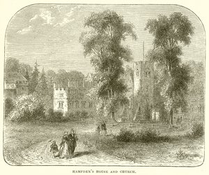 Hampdens Huis en Kerk door English School