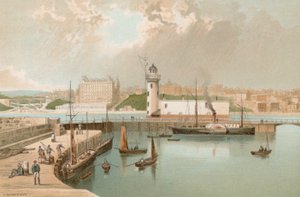 Haven en Vuurtoren--Scarborough door English School