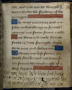 Inscriptie geschreven, in de marge, door Lady Jane Grey aan haar vader, de Hertog van Suffolk, uit Lady Jane Grey