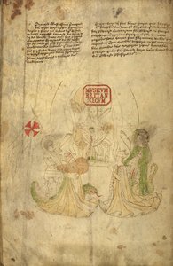Henry VI, Koning van Engeland, en zijn vrouw, Margaret van Anjou, illustratie uit 