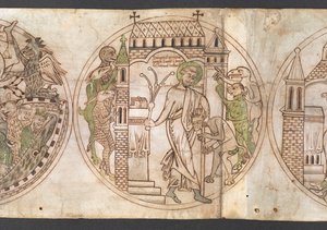 Harley Roll Y 6, Rondel 9, Rondel van St Guthlac (gelabeld 
