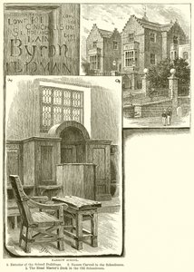 Harrow School door English School
