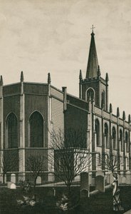 Harwich Kerk (litho) door English School