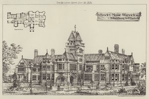 Haseley Manor, Warwick (gravure)