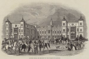 Hatfield House, de Residentie van de Markies van Salisbury door English School