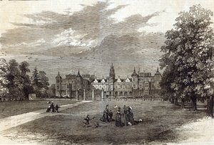 Hatfield House, de zetel van de Markies van Salisbury, uit 