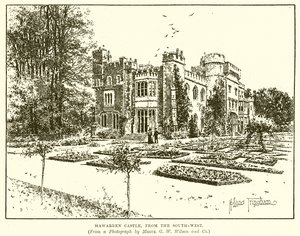 Hawards Kasteel, vanuit het Zuidwesten door English School