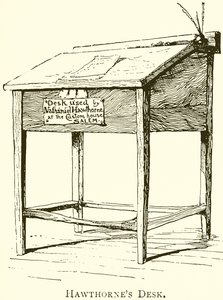 Hawthornes Bureau door English School