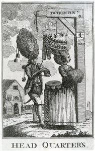 Hoofdkwartieren, 1777 door English School