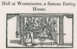 Hell at Westminster, een beroemd eethuis door English School
