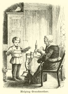 Grootmoeder helpen