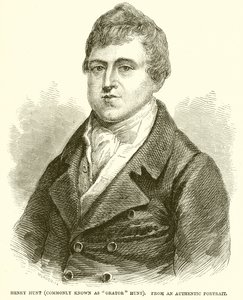 Henry Hunt (Algemeen bekend als Orator Hunt) door English School