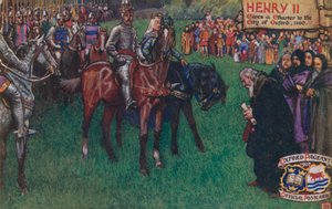Hendrik II Geeft een Charter aan de Stad Oxford, 1160