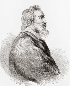 Hendrik IV, ook bekend als Goede Koning Hendrik, 1553-1610, uit Ward en Locks Geïllustreerde Geschiedenis van de Wereld, uitgegeven ca. 1882 door English School