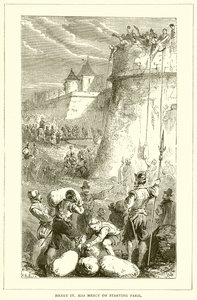 Hendrik IV heeft medelijden met het uitgehongerde Parijs door English School