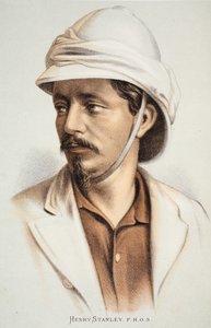 Henry Stanley FRGS, illustratie uit The Pictorial Edition of the Life and Discoveries of David Livingstone door J. Ewing Richie, uitgegeven door A. Fullarton & Co., 1876
