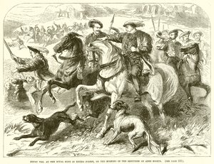 Hendrik VII op de koninklijke jacht in Epping Forest, op de ochtend van de executie van Anne Boleyn