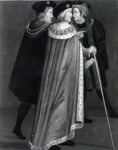 Hendrik VII met Richard Empson en Sir Edmund Dudley