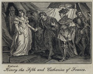 Hendrik de Vijfde en Catharina van Frankrijk door English School