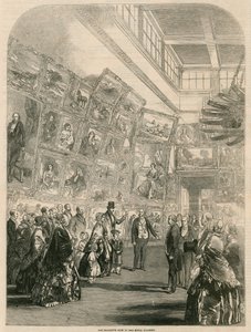 Het bezoek van Hare Majesteit aan de Koninklijke Academie door English School