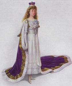 Hare Koninklijke Hoogheid Prinses Mary in kroningsgewaad
