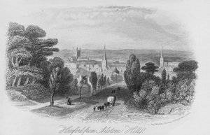 Hereford vanaf Ailstone Hill