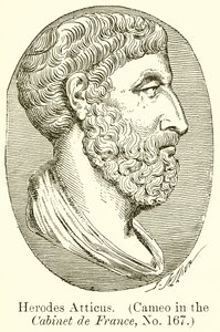 Herodes Atticus (Camee in het Cabinet de France, No. 167) door English School
