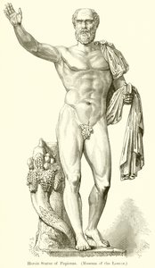 Heroïsch standbeeld van Pupienus (Louvre) door English School