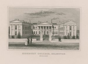 Highbury College in Islington door English School