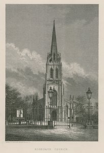 Highgate Kerk, Londen door English School