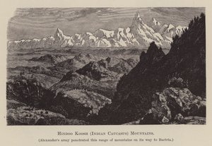 Hindoe Koosh, Indiase Kaukasus, Bergen