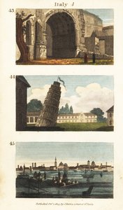 Historische uitzichten van Italië door English School