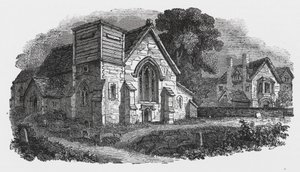 Hogston Church (gravure) door English School