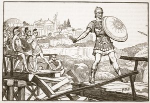 Horatius Cocles verdedigt de brug