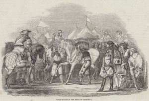 Paardenrennen in het Tijdperk van Karel II door English School