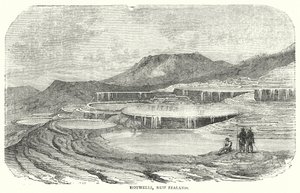 Hotwells, Nieuw-Zeeland (gravure) door English School