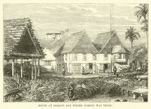 Huis in Morant Bay waar Gordon werd berecht door English School