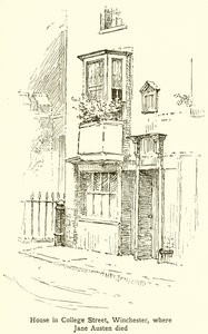 Huis in College Street, Winchester, waar Jane Austen stierf
