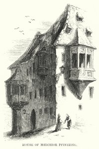 Huis van Melchior Pfintzing (gravure)