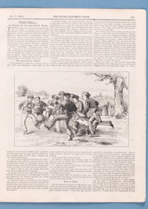 Hoe Voetbal te Spelen volgens de Verenigingsregels, artikel uit De Gids voor Jonge Liefhebbers, 1874 door English School